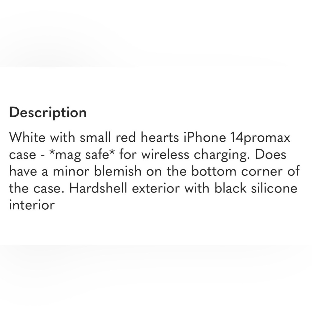 Heart ❤️ ❤️ ❤️ Pattern Mag Safe iPhone Case - Picture 3 of 3